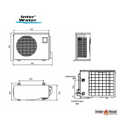 Bomba de calor InterHeat Plus 13000 BTU