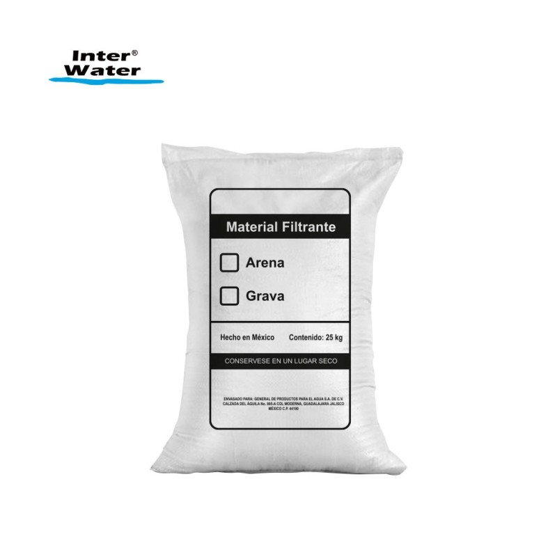 Arena Silica Super Filtrante calibre 10/20 Arena Silica Super Filtrante calibre 10/20