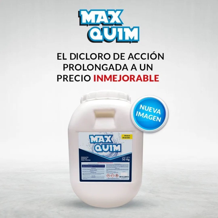 Dicloro Granulado Shock 50kg – MAX-QUIM