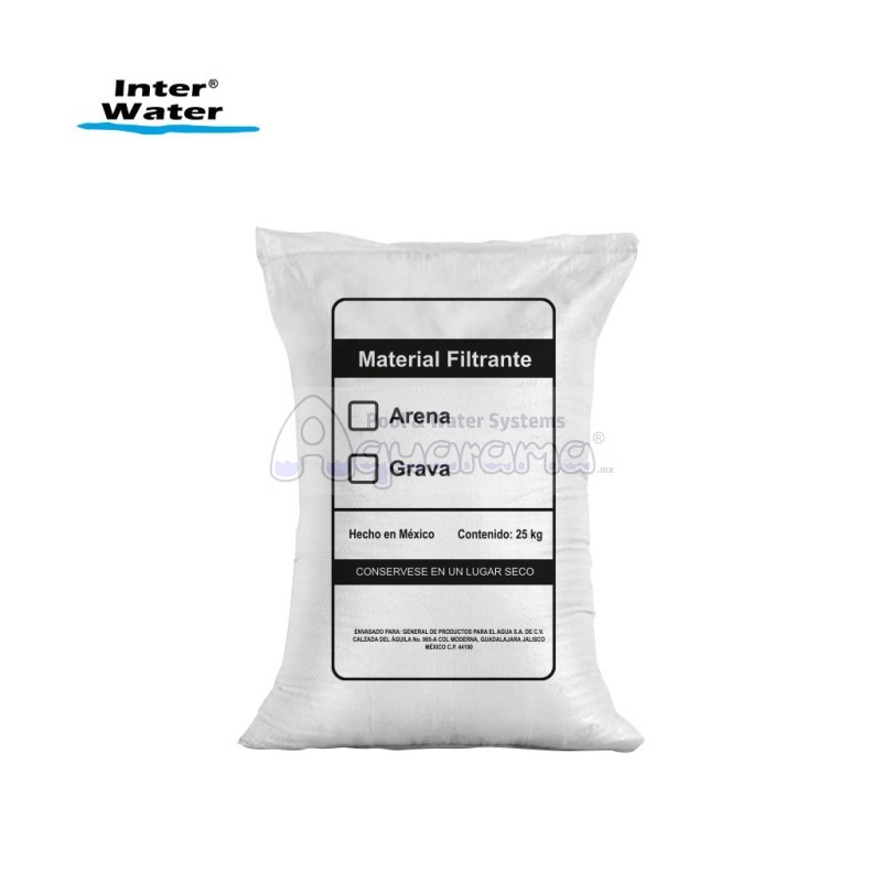 Arena Silica Super Filtrante calibre 10/20