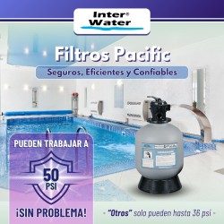 Sistema Filtro Pacific 24″ y bomba 1.5 HP – Inter Water