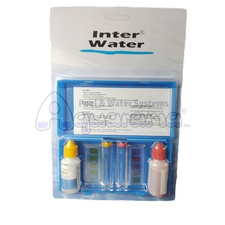 Kit Analizador de Cloro y pH - Inter Water MOD. M601