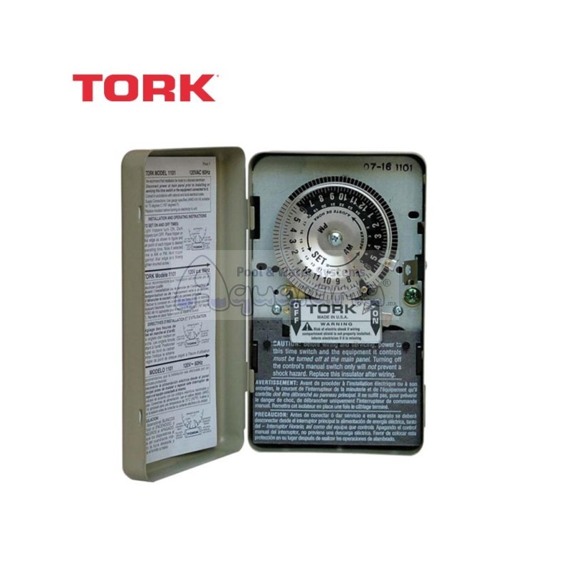 Reloj Timer Tork Sencillo 110V 40A